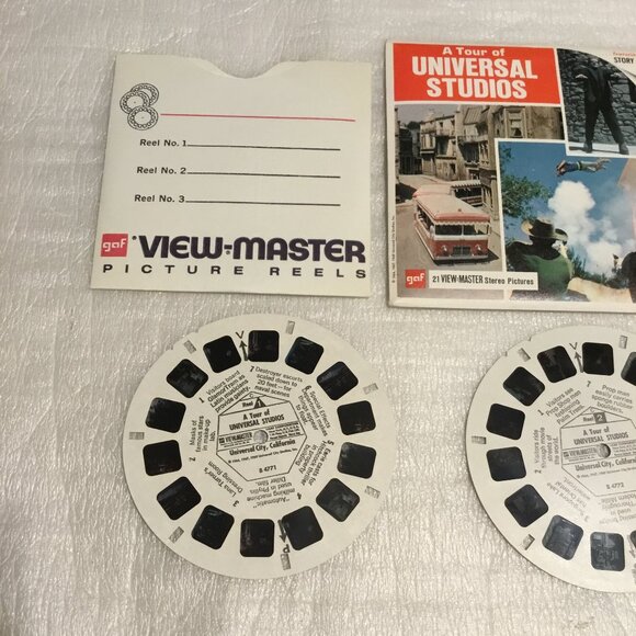 2 View Master 3-reel packets of Universal Studios 1969 & 1974 w/ booklets - Picture 9 of 15